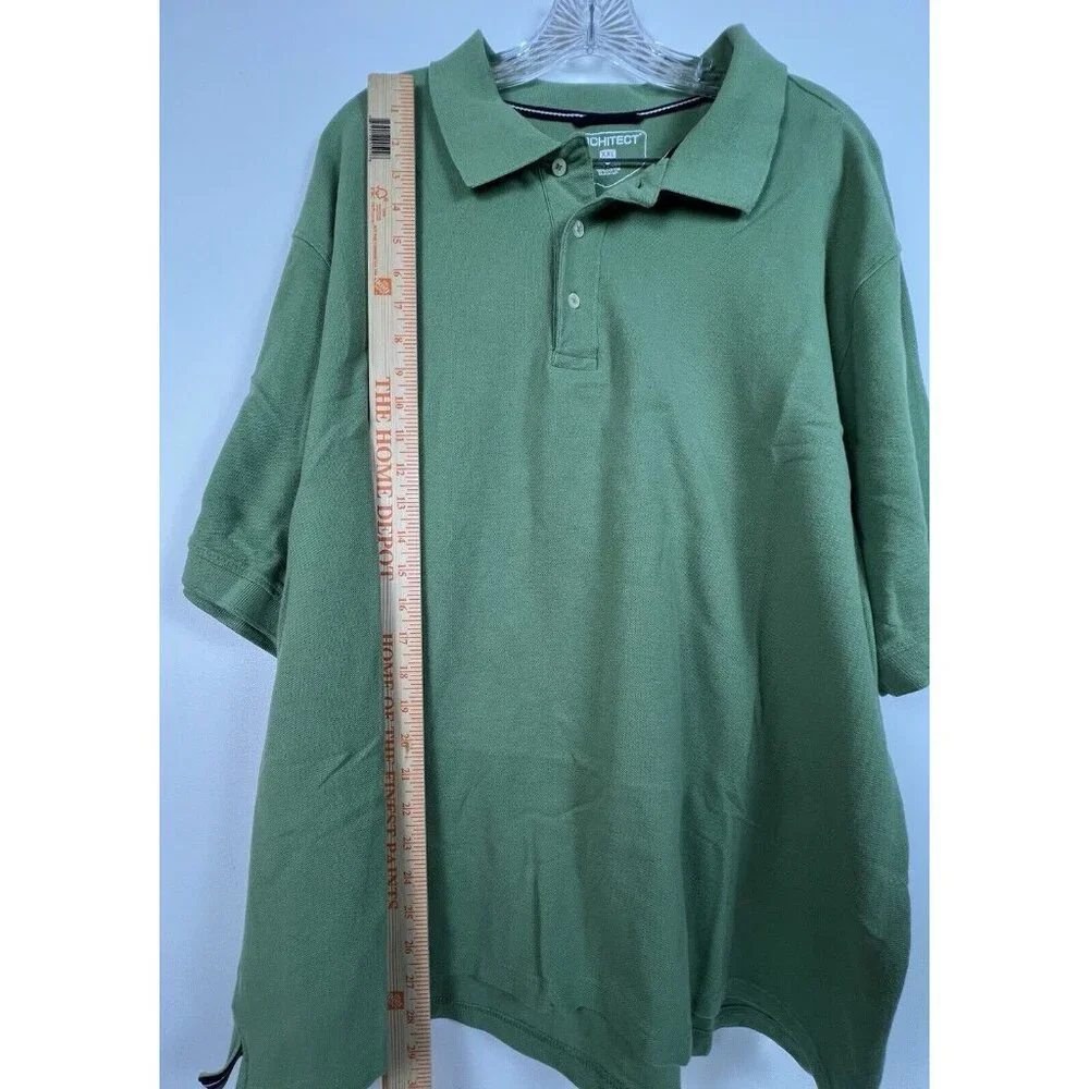 Architect Golf Men's Polo Shirt Size XXL Green *Faded* - Picture 9 of 11
